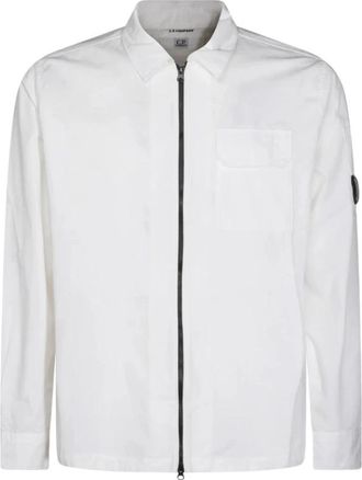 C.P. Company Mos 705A11 Jas - Heren - Zomerjassen - Wit - L - Katoen - Jassen