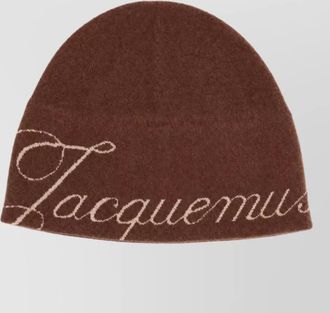 Jacquemus cashmere wool knit beanie