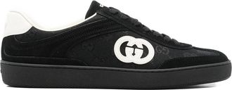 Gucci Monogram Lace-up Sneakers
