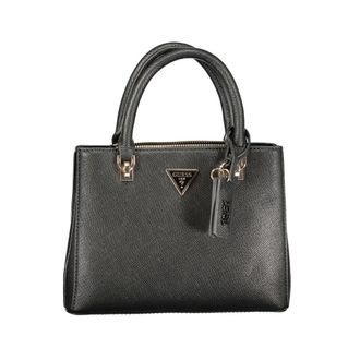 Guess Black Polyurethane Womens Womens Handbag