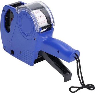 OEM Tienda9 - M&aacute;quina Etiquetadora De Precios - M&aacute;quina Etiquetadora Manual - Port&aacute;til - Azul - Fabricante De Etiquetas - Para Ropa Y Juguetes