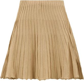 Akep Stijlvolle Zand Rokken - Dames - Korte rokken - Beige - XS - Rokken