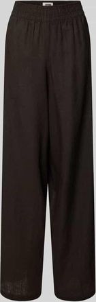 Drykorn Drykorn Hose aus Leinen-Viskose-Mix Modell CEILING in Schoko, Gr&ouml;&szlig;e 25/32