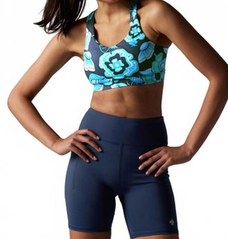 Rabbit Pocket Sports Bra In Opal Floral