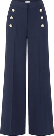 Seductive Broeken, Dames, Blauw, XS, Wide Broeken