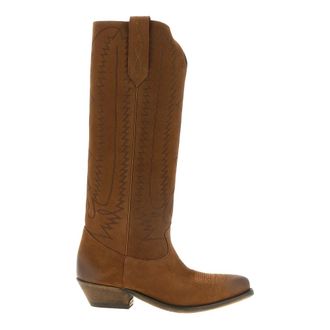 Golden Goose Wish Star Texan Boots - Shoes - Mujer - Marr&oacute;n - 36 EU