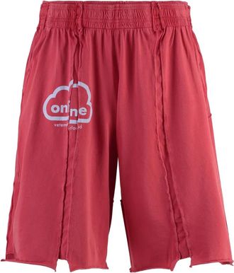 VETEMENTS Shorts in jersey - Rosso