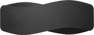 Wonderlamp Aplique de pared de acero negro con 2 luces g9