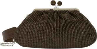 Max Mara Clutches, female, Brown, Size: ONE SIZE Pasticcino Bag