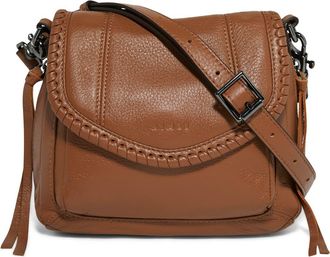 Aim&eacute;e All for Love Leather Mini Crossbody Bag in Chestnut at Nordstrom