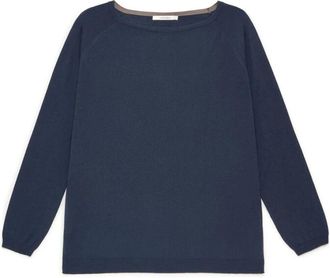 Maliparmi Colours Of The World Knit - Dames - Ronde hals truien - Blauw - S - Wol - Truien & Vesten