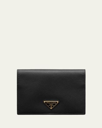 Prada Saffiano Leather Passport Holder