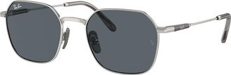 Ray-Ban RB8094 Jim Titanium 9209R5 Mens Sunglasses Silver Size 53