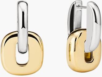 Mejuri Stevie Hoops in Mixed Metal by MEJURI at Nordstrom