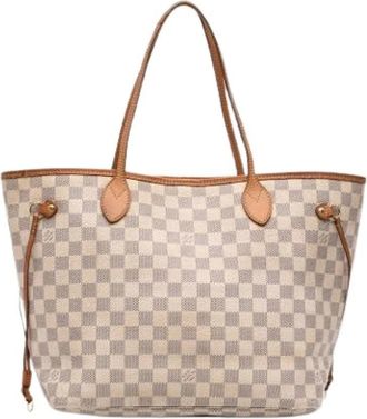 Louis Vuitton Pre-owned Tote Bags, female, Beige, Size: ONE SIZE Pre-owned Neverfull MM