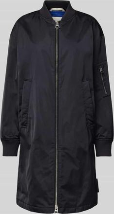 Marc O'Polo Comfort Fit Blouson-Mantel im Aviator Style aus Twill in Marine, Gr&ouml;&szlig;e 36