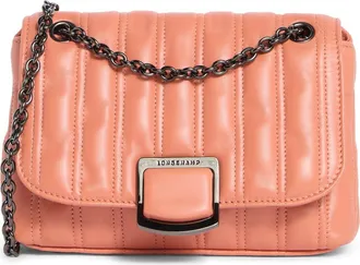 Longchamp Brioche Small Leather Shoulder Bag in Blush at Nordstrom Rack