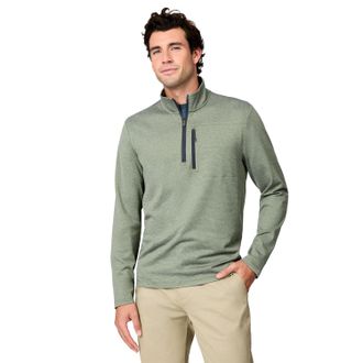 Free Country Mens Tech Double Face Quarter Zip Shirt