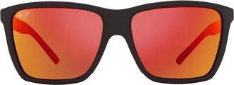 Maui Jim Cruzem Hawaii Lava Square Unisex Sunglasses RM864-02A 57