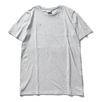 Puma Fierce Cat Tee Printing Short Sleeve Couple Style Gray 578840-04