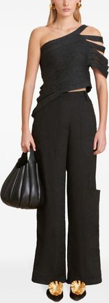 Cult Gaia Sashi knit top - women - Polyester - S - Black