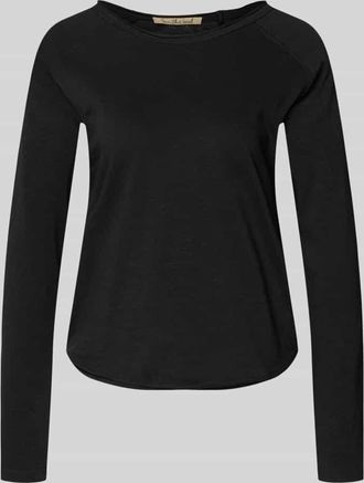 Smith & Soul Longsleeve mit Rundhalsausschnitt und Rollsaum in Black, Gr&ouml;&szlig;e XL