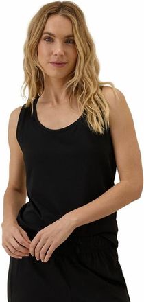 Pact Organic Cotton Luxe Stretch Jersey Tank in Black at Nordstrom, Size Xx-Large