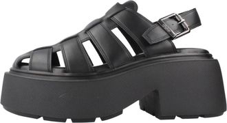 Buffalo Vicious Fisher - Dames - Sandalen - Zwart - 41 EU - Schoenen