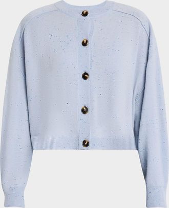 Vanessa Bruno Douve Speckled Wool Cardigan