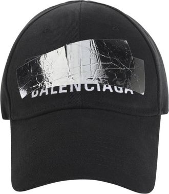 Balenciaga Logo Cap - Heren - Accessoires - Zwart - Maat: M Katoen