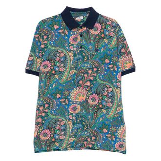 Etro Paisley-print Polo Shirt