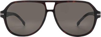 HUGO BOSS Grey Pilot Mens Sunglasses BOSS 1507/S 0086/IR 59