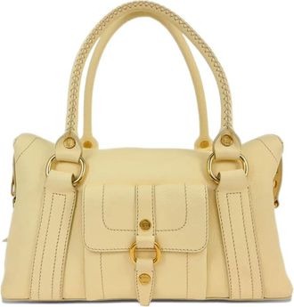 Celine 1990-2000s leather handbag - Neutrals