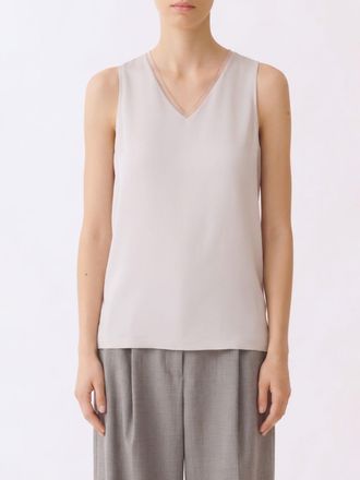 Fabiana Filippi Top basic in misto seta