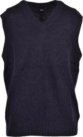 Herno Heren, Truien, Blauw, Maat: XL Wol