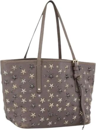 Jimmy Choo London Pre-owned Tote Bags, female, Gray, Size: ONE SIZE Pre-owned Tote Bag