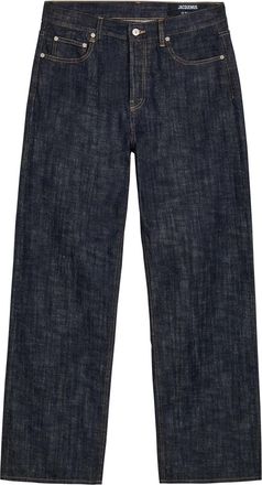 Jacquemus Le De-nimes Droit Wide-leg Jeans - Navy - 30 (W30 / S)