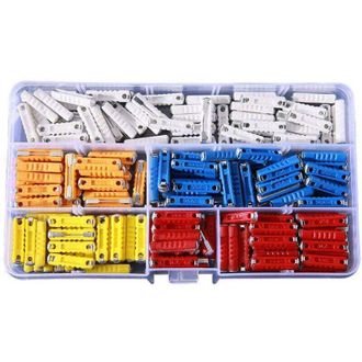 OEM Fusibles Torpedo, 200 Fusibles Autom&aacute;ticos Tipo Torpedo Para Coches Y Motocicletas Cl&aacute;sicas, Fusibles Autom&aacute;ticos Tipo Torpedo Con Caja De Almacenamie