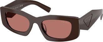 Prada PR D03SD Asian Fit 27I80W Womens Sunglasses Brown Size 51