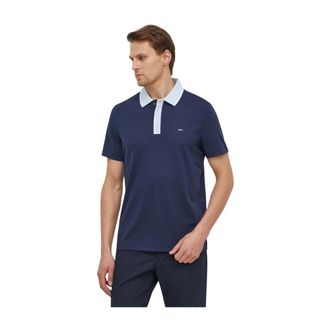 Michael Kors Heren, Tops, Blauw, Maat: S Katoen