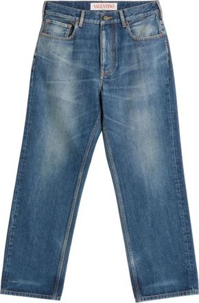 Valentino Garavani Straight Jeans - Heren - Regular Fit Jeans - Blauw - W31 - Katoen - Jeans
