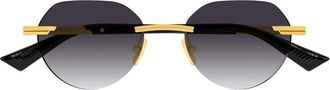 Bottega Veneta Panthos Sunglasses - unisex - Bottega Veneta - Sunglasses - Yellow - 51 MM - Accessories