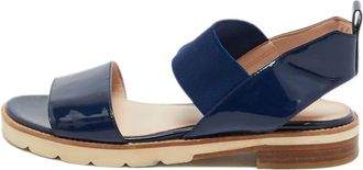 Stuart Weitzman Sandali con cinturino posteriore - Blu