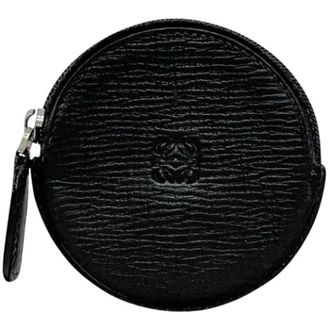 Loewe Pre-owned Wallets, unisex, Black, Size: ONE SIZE Pre-owned Leather Wallet