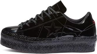 Converse (WMNS) Converse One Star Platform Ox Patent Black 562604C