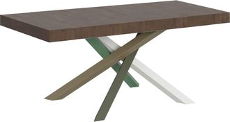 Itamoby Itamoby - Tavolo Da Pranzo Allungabile - Volantis Premium - Dimensioni: 140x90/244 - Colore: Noce - Telaio: 4/a