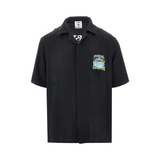 Casablanca Volcano jacquard silk shirt Man L