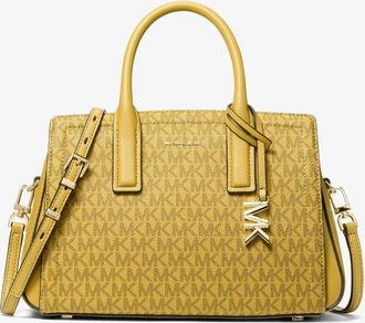 Michael Kors Laila Small Signature Logo Satchel