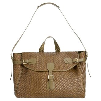Ibeliv Alpha Crossbody Tas - Dames - Tassen - Bruin - Maat: ONE Size Katoen