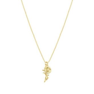 Set & Stones Elsie Birth Flower Necklace in Gold /August at Nordstrom